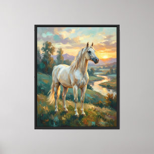 Lienzo Aurelion — Caballo Majestuoso Pintura al Óleo de A