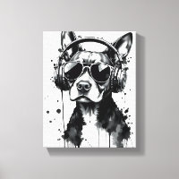 Auriculares Guay Dog Mascotas cortos Tinta blanca 