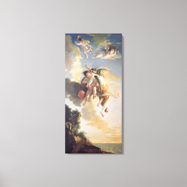 Lienzo Aurora ascendiendo el cielo (Anverso)