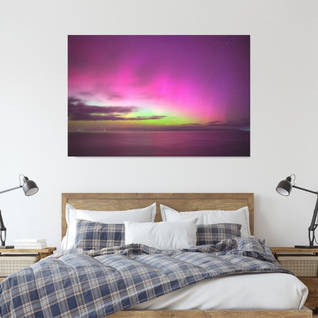 Lienzo Aurora Australis Luces del Sur Australia (Insitu(Dormitorio))