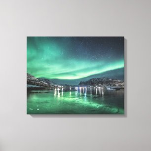 Lienzo Aurora Boreal