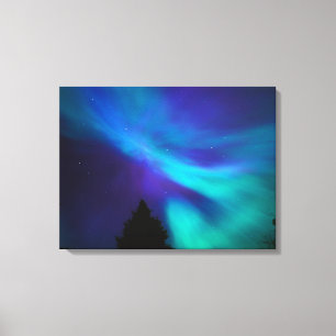 Lienzo Aurora boreal   Canadá Ontario Sudbury