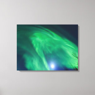 Lienzo Aurora boreal Luz del norte Fairbanks