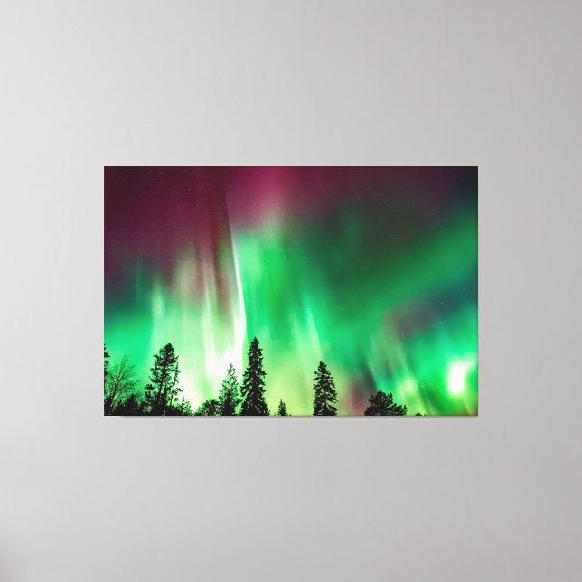 Lienzo Aurora borealis luz boreal placemat (Anverso)
