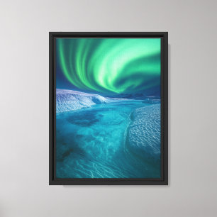 Lienzo Aurora Borealis sobre el Ártico