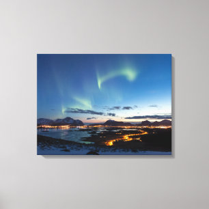 Lienzo Aurora de Lofoten