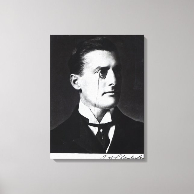 Lienzo Austen Chamberlain (Anverso)