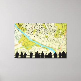 Lienzo Austin Bats Congress Bridge