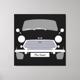 Lienzo Austin Mini Cooper clásico de Black original