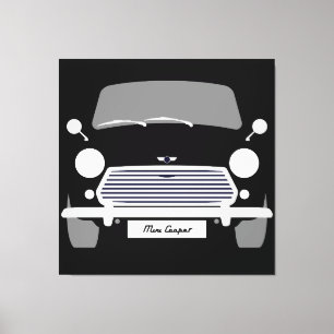 Lienzo Austin Mini Cooper clásico de Black original