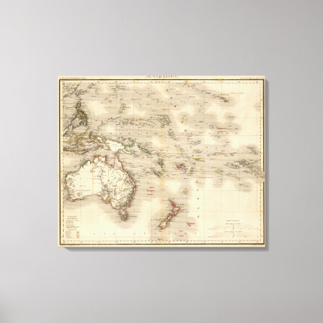 Lienzo Australia (Anverso)