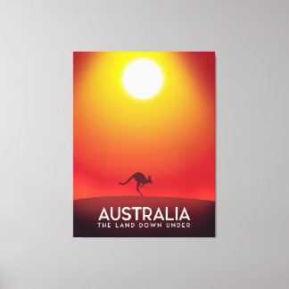 Lienzo Australia "El suelo bajo" estampado de vacaciones.