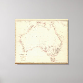 Lienzo Australia en 1839