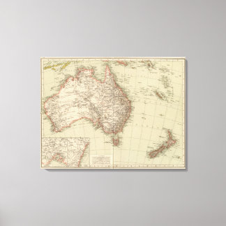 Lienzo Australia, Nueva Zelanda