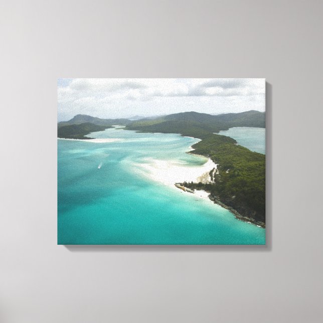 Lienzo Australia, Queensland, Costa de Whitsunday, 2 (Anverso)