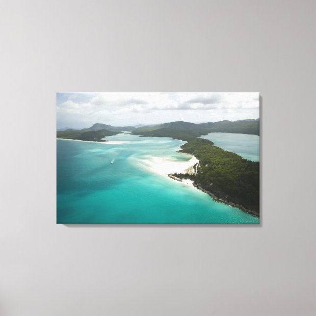 Lienzo Australia, Queensland, Costa de Whitsunday, 2 (Anverso)