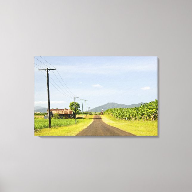 Lienzo Australia, Queensland, costa norte, Babinda. (Anverso)