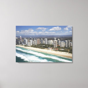 Lienzo Australia, Queensland, Gold Coast, Main Beach -