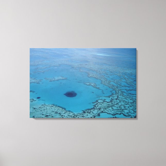 Lienzo Australia, Queensland. Gran Barrera de Coral (Anverso)