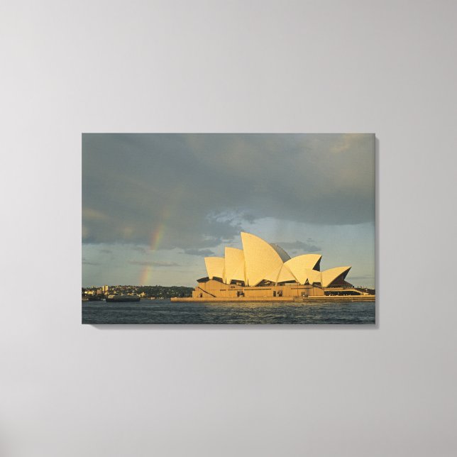 Lienzo Australia, Sydney, Ópera de Sydney, (Anverso)