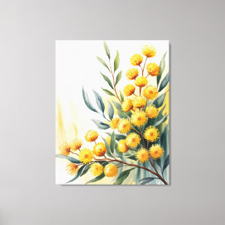 Lienzo Australia — Watercolor Golden Wattle