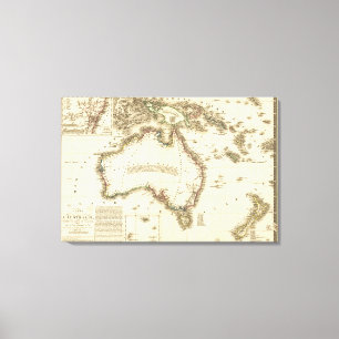 Lienzo AustraliaPanoramic MapAustralia 2