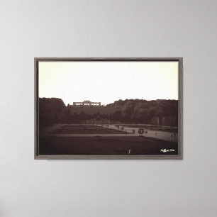 Lienzo Austria Viena Jardines de Schonbrunn Vintage 1970