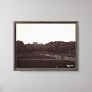 Lienzo Austria Viena Jardines Schonbrunn Vintage 1970