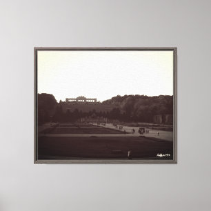 Lienzo Austria Viena Jardines Schonbrunn Vintage 1970
