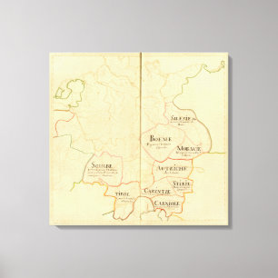 Lienzo Austria y República Checa