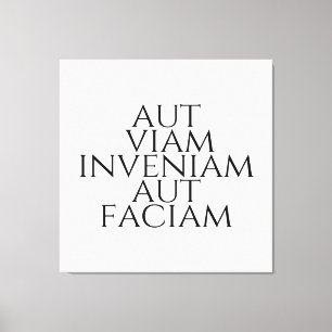 Lienzo Aut Viam Inveniam Aut Faciam