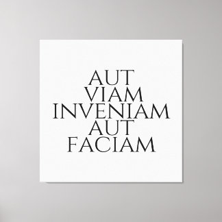 Lienzo Aut Viam Inveniam Aut Faciam