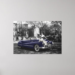 Lienzo Auto del coche de Buick Roadmaster de los años 50