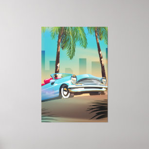 Lienzo Auto retro clásico
