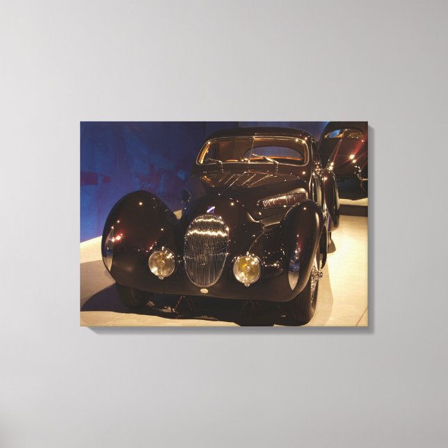 Lienzo Automóvil Vintage (Anverso)