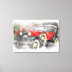 Lienzo Automóvil Vintage