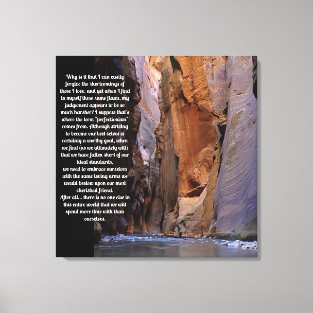 Lienzo Autoperdón Inspirador (Anverso)