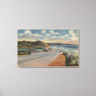 Lienzo Autopista 101 en la costa de California ViewState
