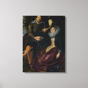 Lienzo Autoretrato con Isabella Brandt