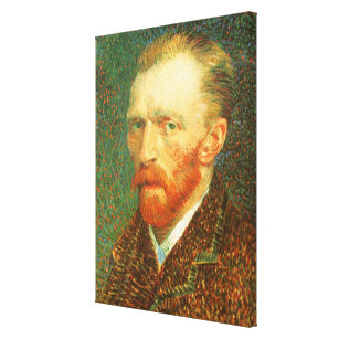 Lienzo Autoretrato de Vincent van Gogh