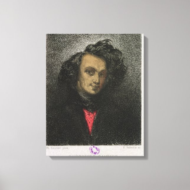Lienzo Autoretrato, vestido para 'Hernani' (Anverso)
