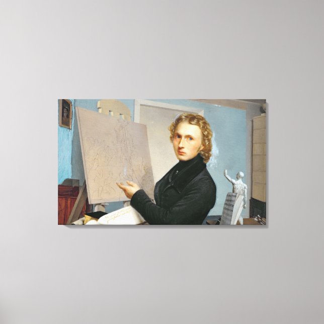 Lienzo Autorretrato, 1822 (Anverso)