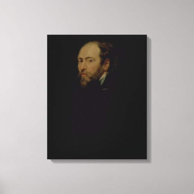 Lienzo Autorretrato, c.1618 (aceite en el panel) (Anverso)