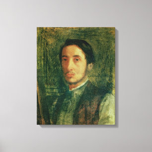 Lienzo Autorretrato de Edgar Degas el   como hombre joven