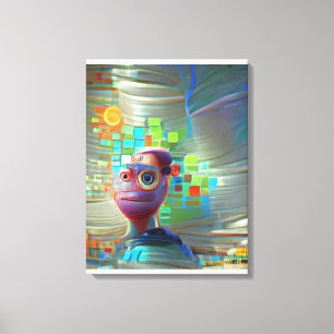 Lienzo autorretrato de IA 2023