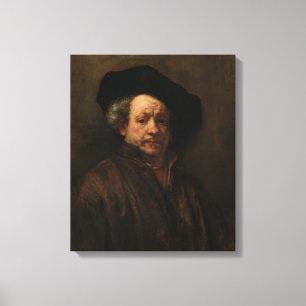 Lienzo Autorretrato de Rembrandt