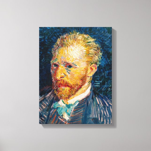Lienzo Autorretrato de Vincent Van Gogh (Anverso)