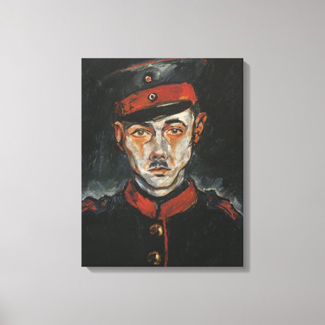 Lienzo Autorretrato (por Walter Gramatté) (Anverso)