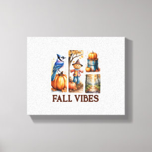 Lienzo Autumn Vibes Fall Vibes