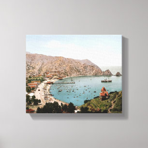Lienzo Avalon, isla 1901 de Catalina